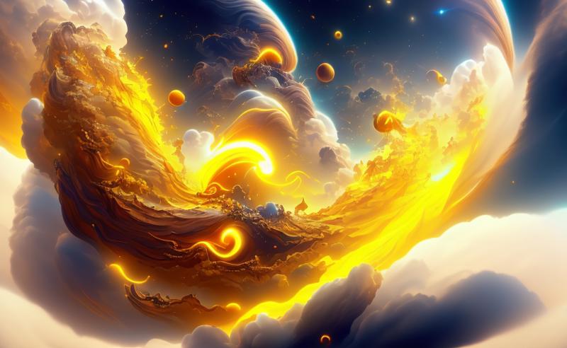 01369-656215457-a highly detailed surreal airbrushed art of dopamine flowing from Venus and through space into me, yellow, CGSociety, Unreal Eng.jpg